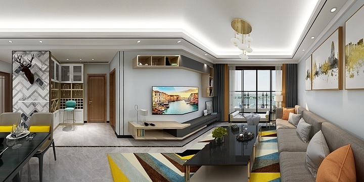 荣华设计-瑞士半山庾总-装修设计方案