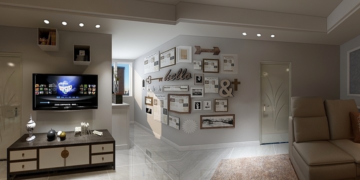 钱诤-官塘绿苑史宅（现代）-装修设计方案