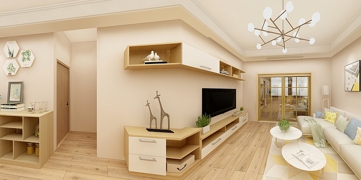 梨涡不浅笑-北欧（原木）-装修设计方案