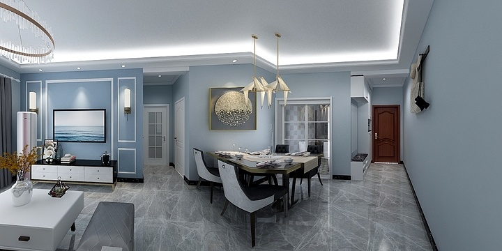 MMX设计-融创6栋B3，80平-装修设计方案