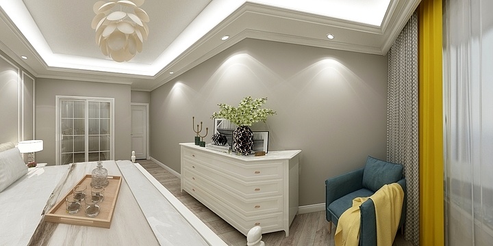 星艺装饰易凯-蓝光圣菲悦城2期-装修设计方案