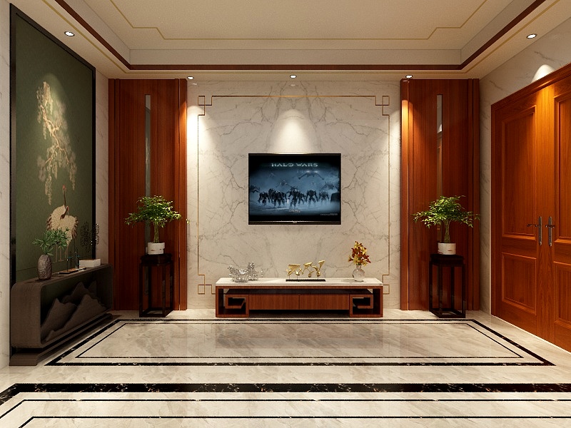 天红装饰-都市庄园郑先生雅居新中式-副本-装修设计方案