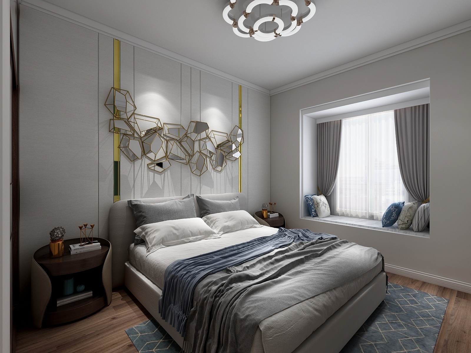 星影设计-清源水岸美和美家设计效果图-装修设计方案