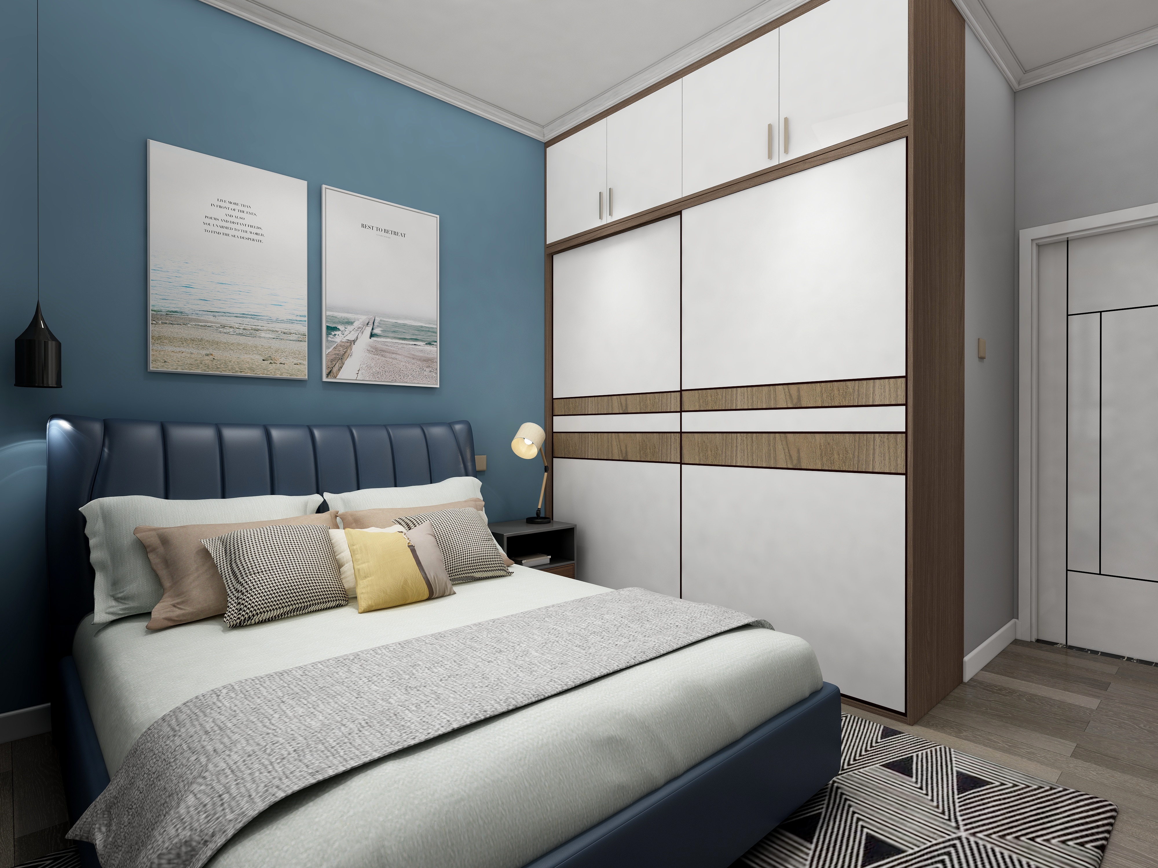 李振洋-现代灰度-小户型的时尚装修效果图