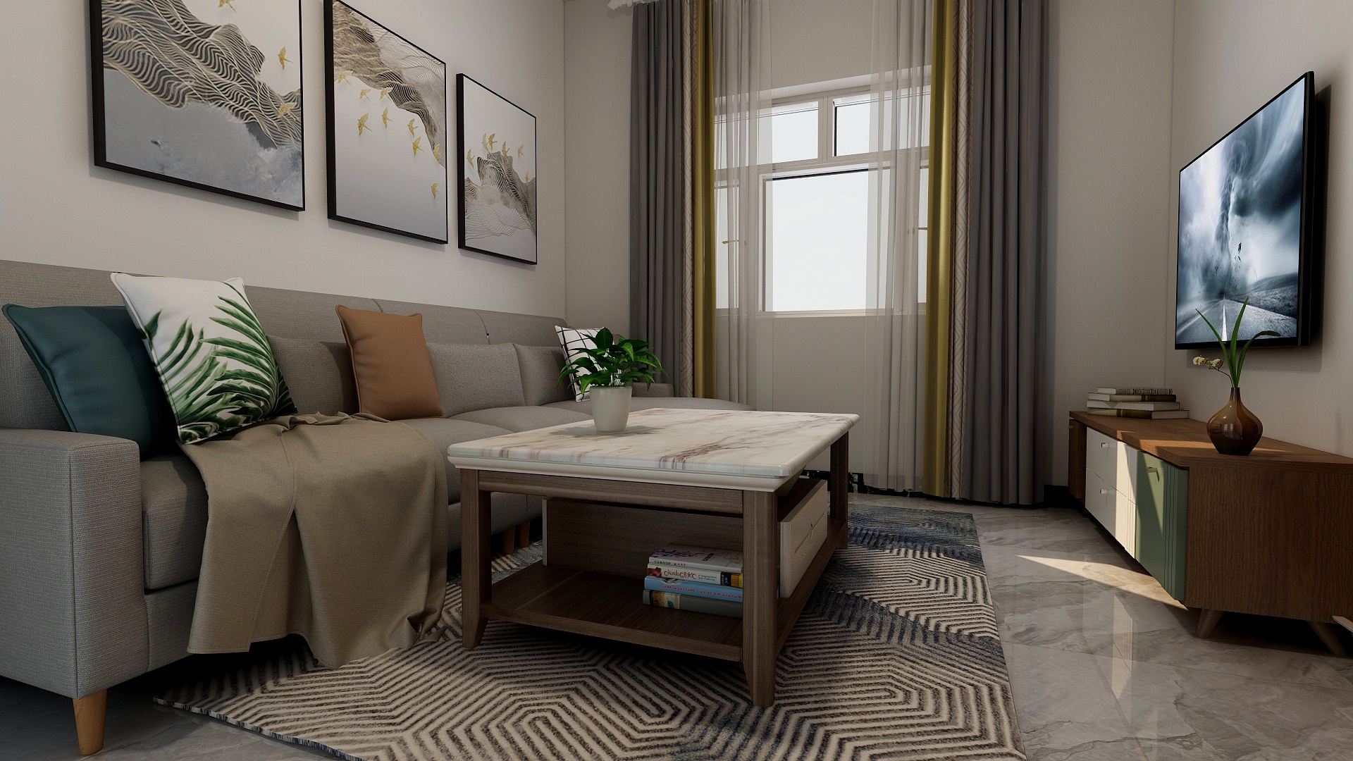 昌吉市蓝麒麟装饰设计-石油二分公司29-2-501-装修设计方案