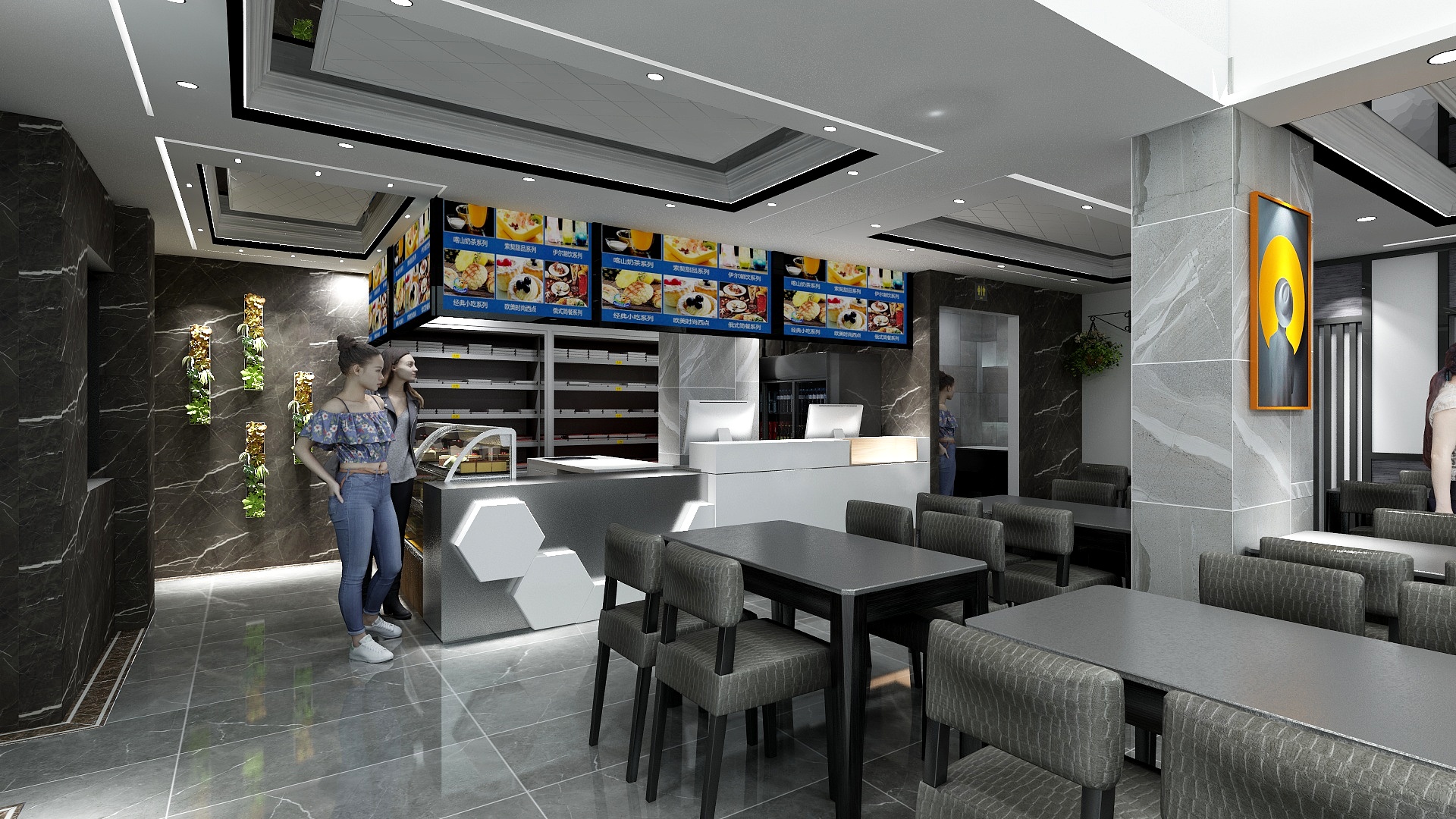 香港理想建筑设计公司-砂锅居-2层修改下载用-装修设计方案