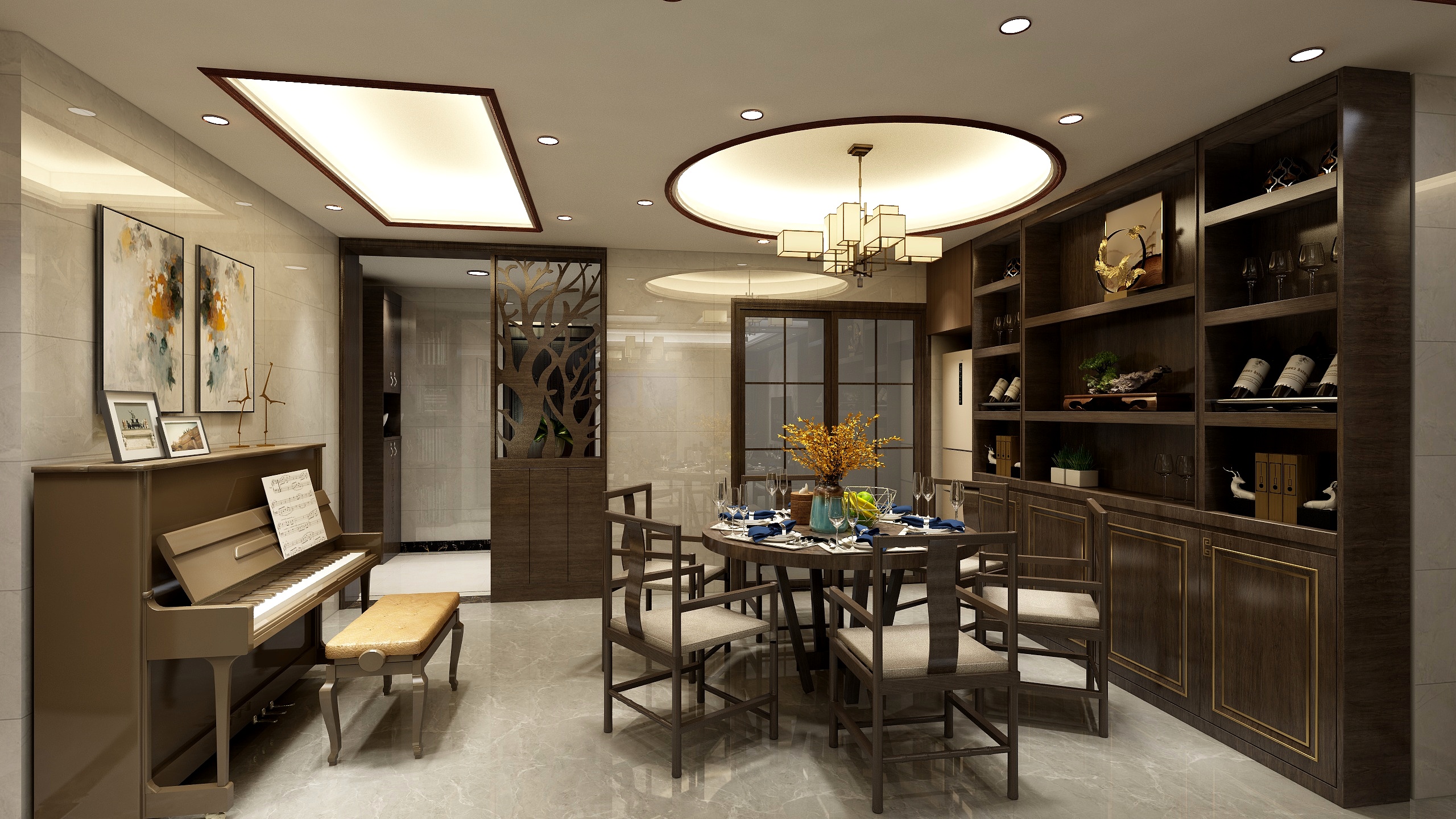 卡门灰-凯旋华府3-1-1301马总（800*400砖）-装修设计方案