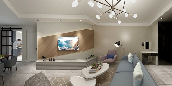 罗迪龙-室内设计作业-装修设计方案