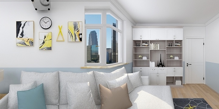 V参考效果图-圆二小区-装修设计方案