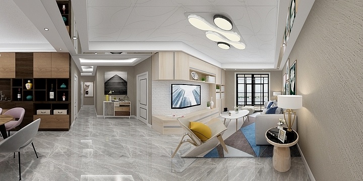 高立-百步亭江南郡140北欧-装修设计方案