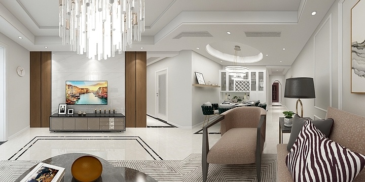 诺贝尔66-牡丹花园1-1-1105现代风格-装修设计方案