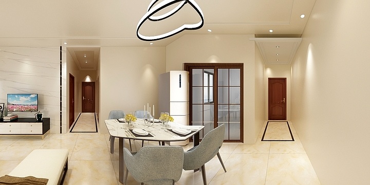 广东惠州帝豪装饰-康城四季五期01房型-装修设计方案