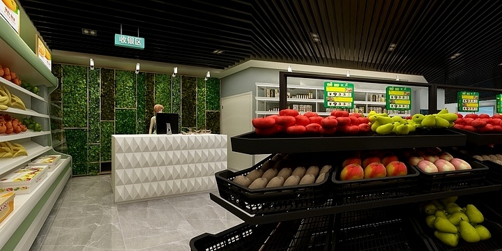 织诺-国购水果店-装修设计方案