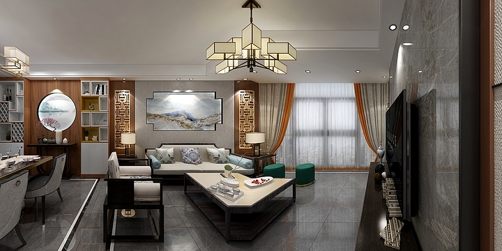 无锡58装饰设计-碧桂园.梅公馆.68-101--徐祥作品-装修设计方案