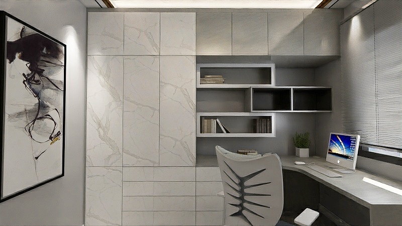 麦冬er-书房-装修设计方案