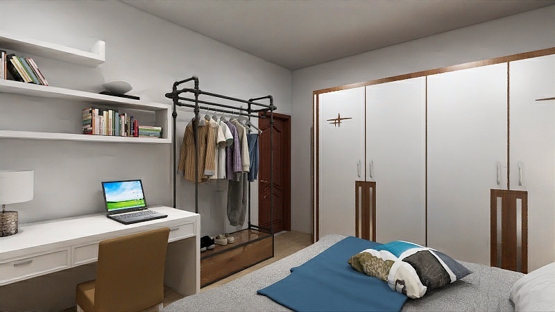 康宜装饰-回龙湾（二期）60.48㎡房型: 二房; 面积段: 60.40601-1635-装修设计方案