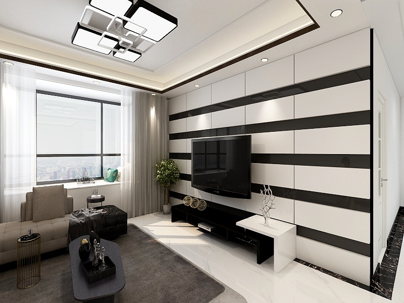 疆宁建设装饰-七里香溪98平方张先生设计方案-装修设计方案