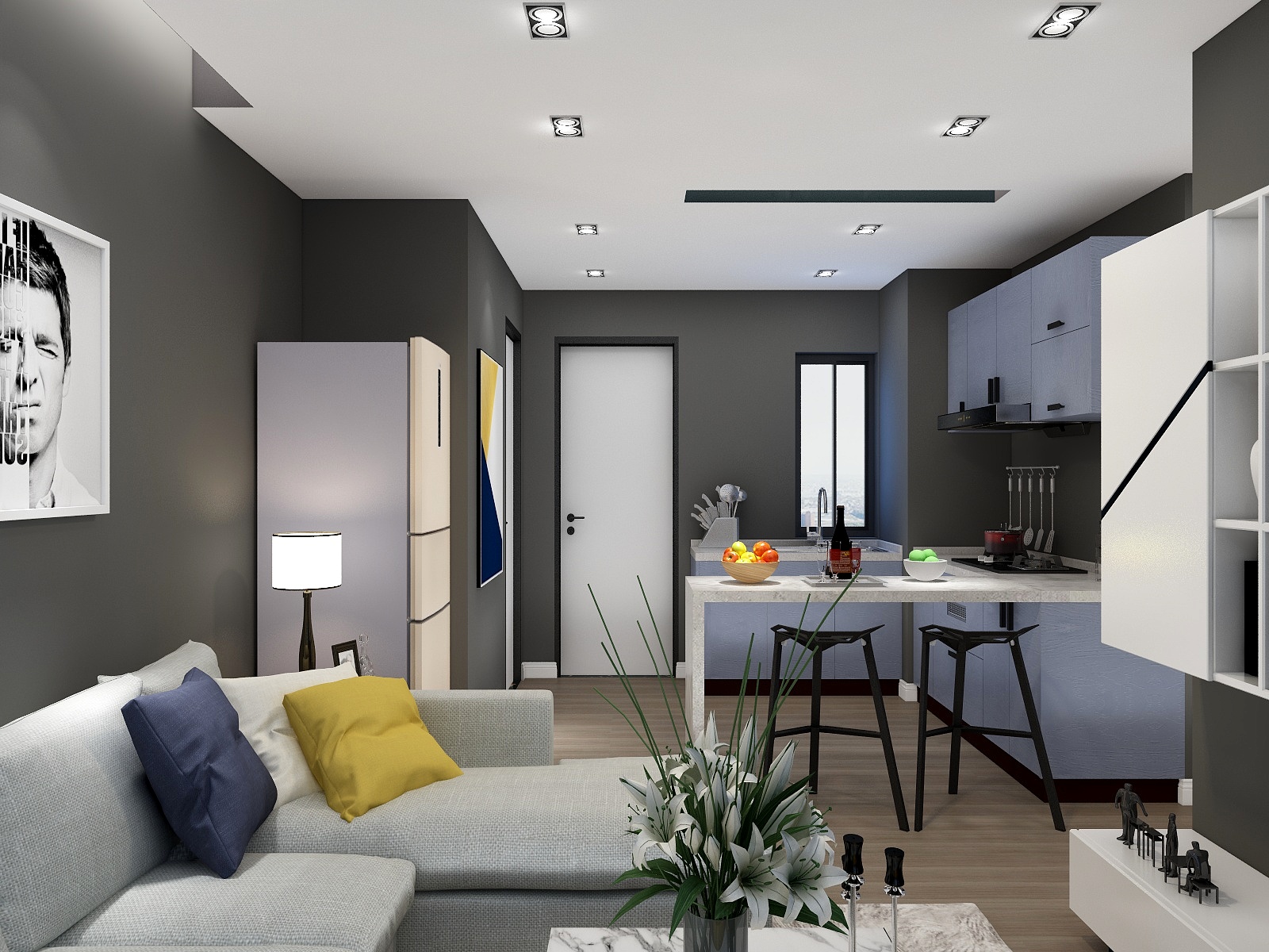 罗燚煌-57方现代两居-副本-装修设计方案