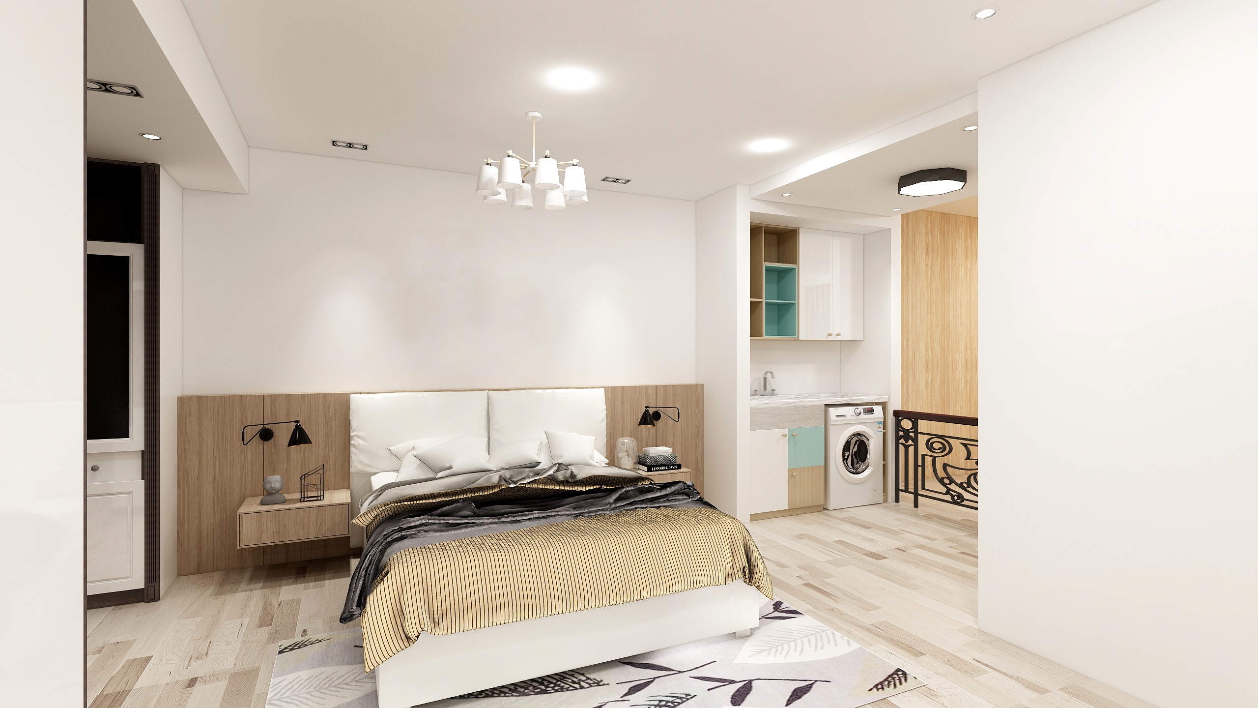 住家设计工作室-盛林家居二楼-装修设计方案