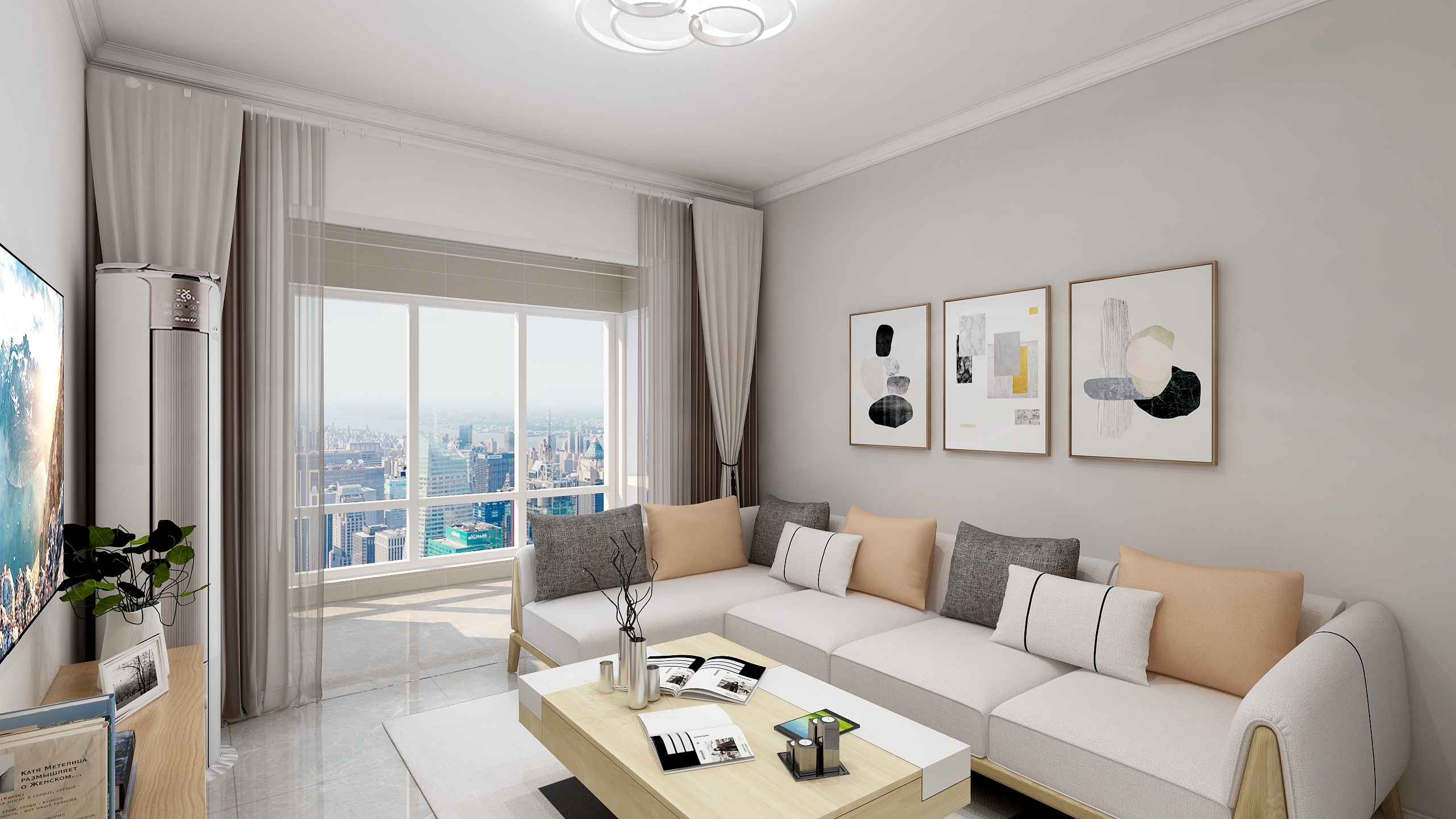 王加彩-花南家园-装修设计方案