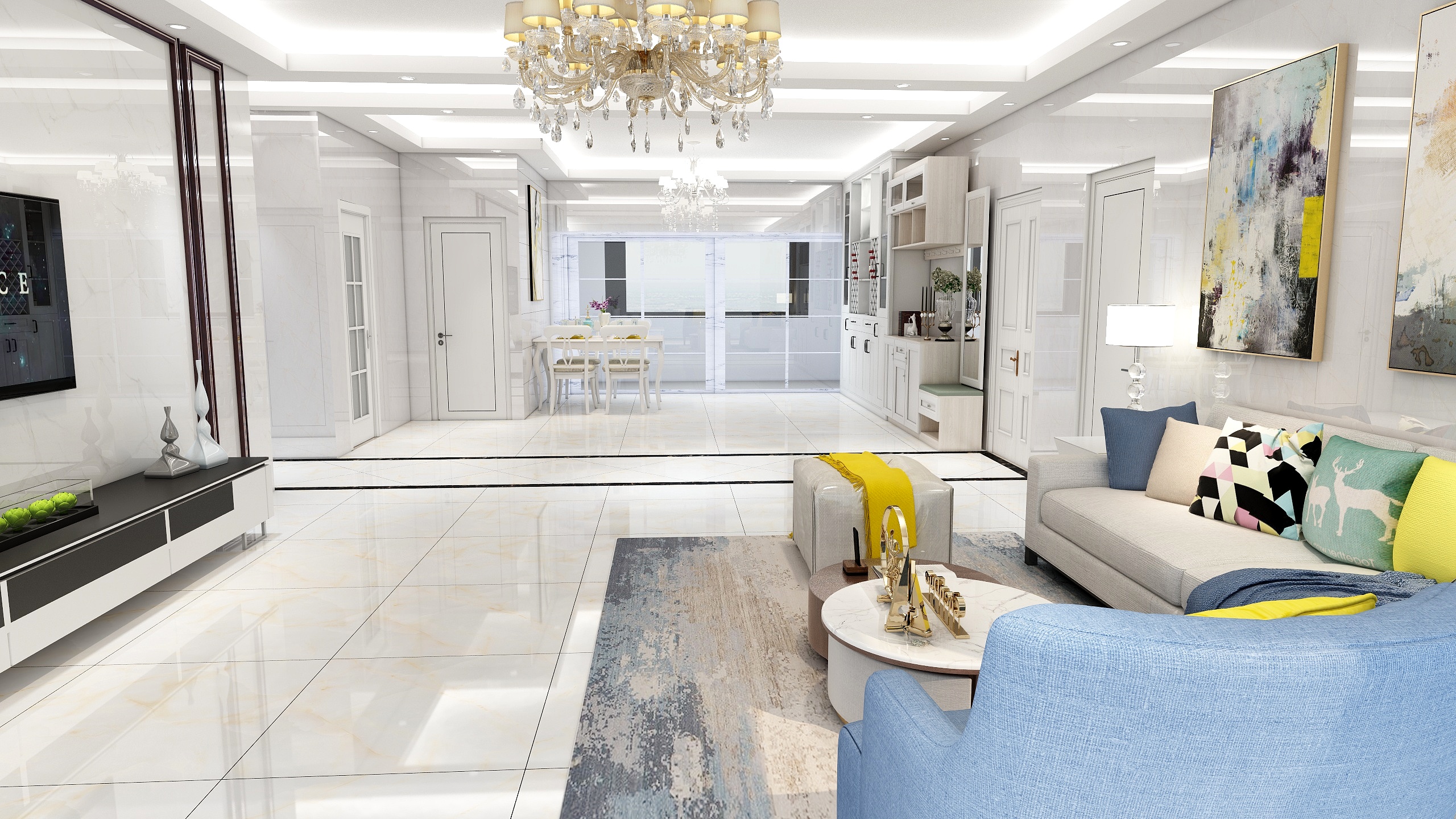 广东辉远瓷砖李丹-翡翠御庭11号楼-装修设计方案