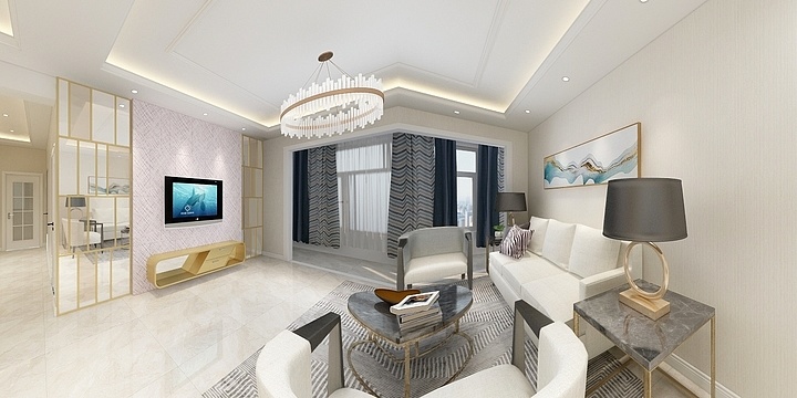 奕诚装饰 尹国辉-中南世纪城23楼-装修设计方案