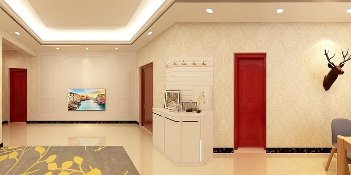 河北天然空间-75平米-装修设计方案