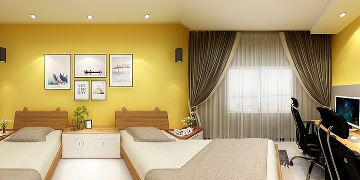 窦博宇-双人间-装修设计方案