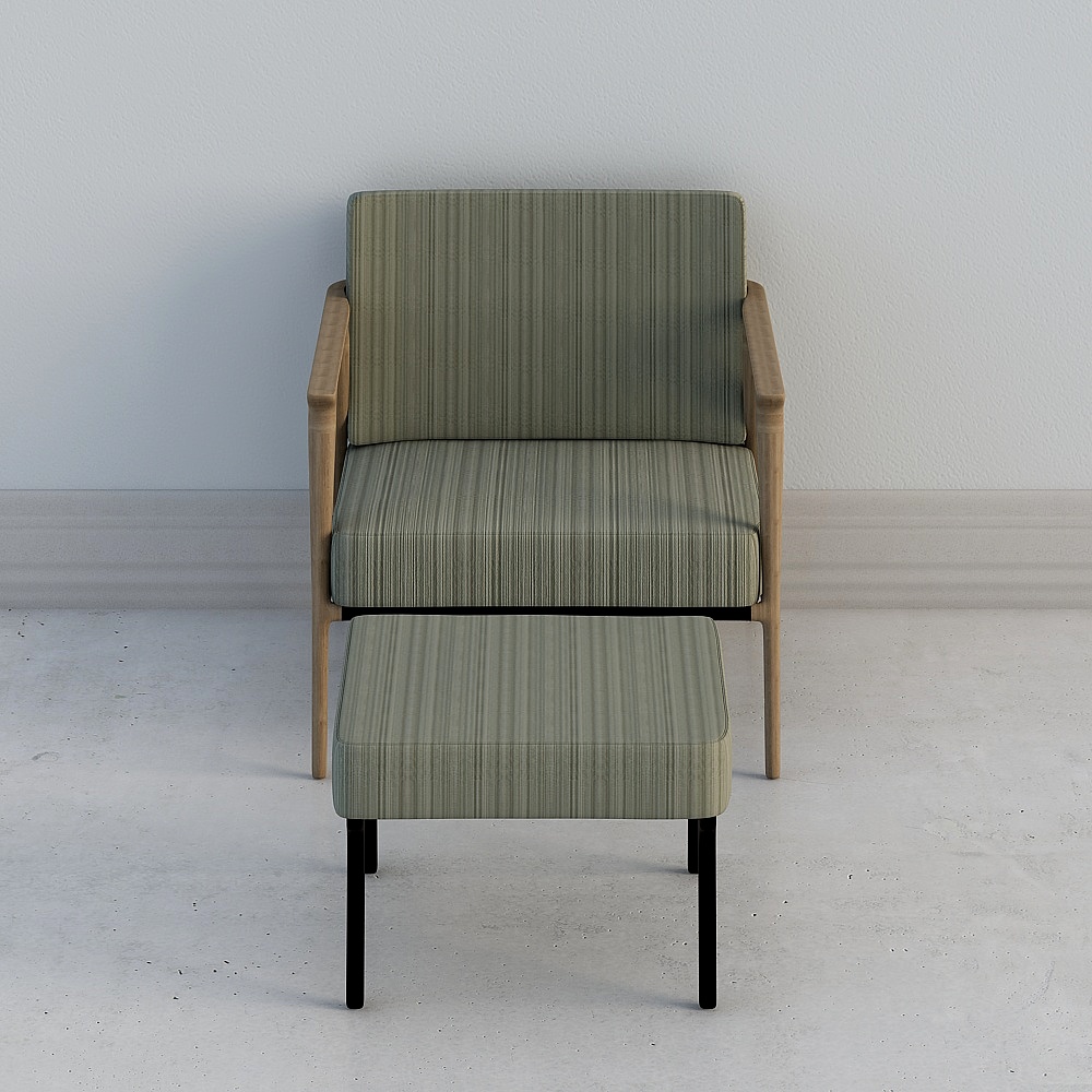 ZIO LOUNGE CHAIR3D模型