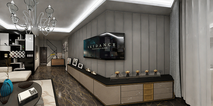 美居装饰史小龙-302现代-装修设计方案