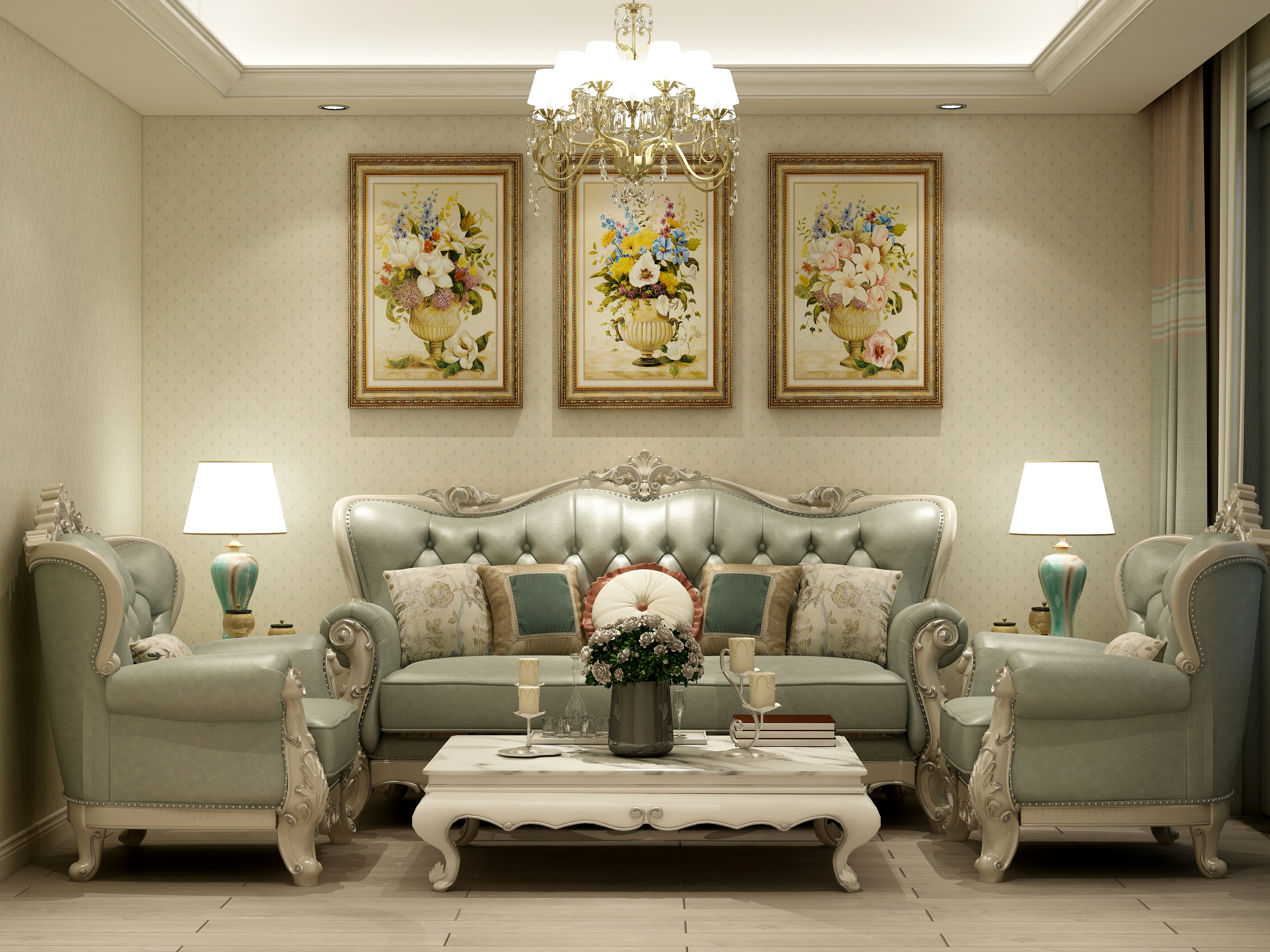 陆离尺度-简约欧式-装修设计方案