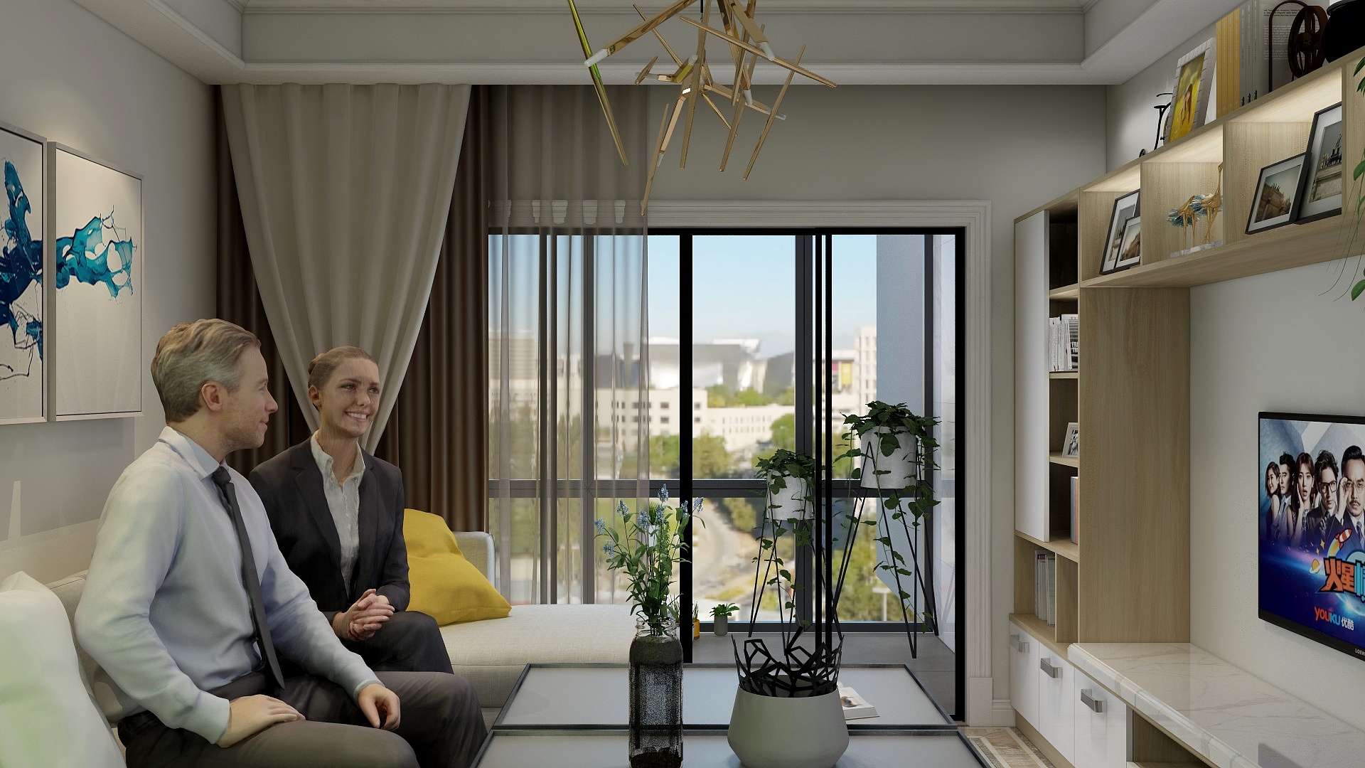 刘硕DES-三室两厅82.79m²-装修设计方案