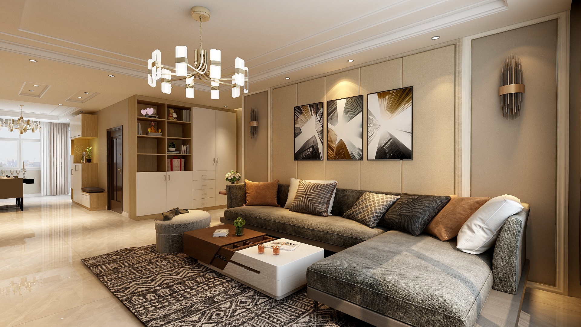 莫兰蒂的辉-红岭小区8-1-702-装修设计方案