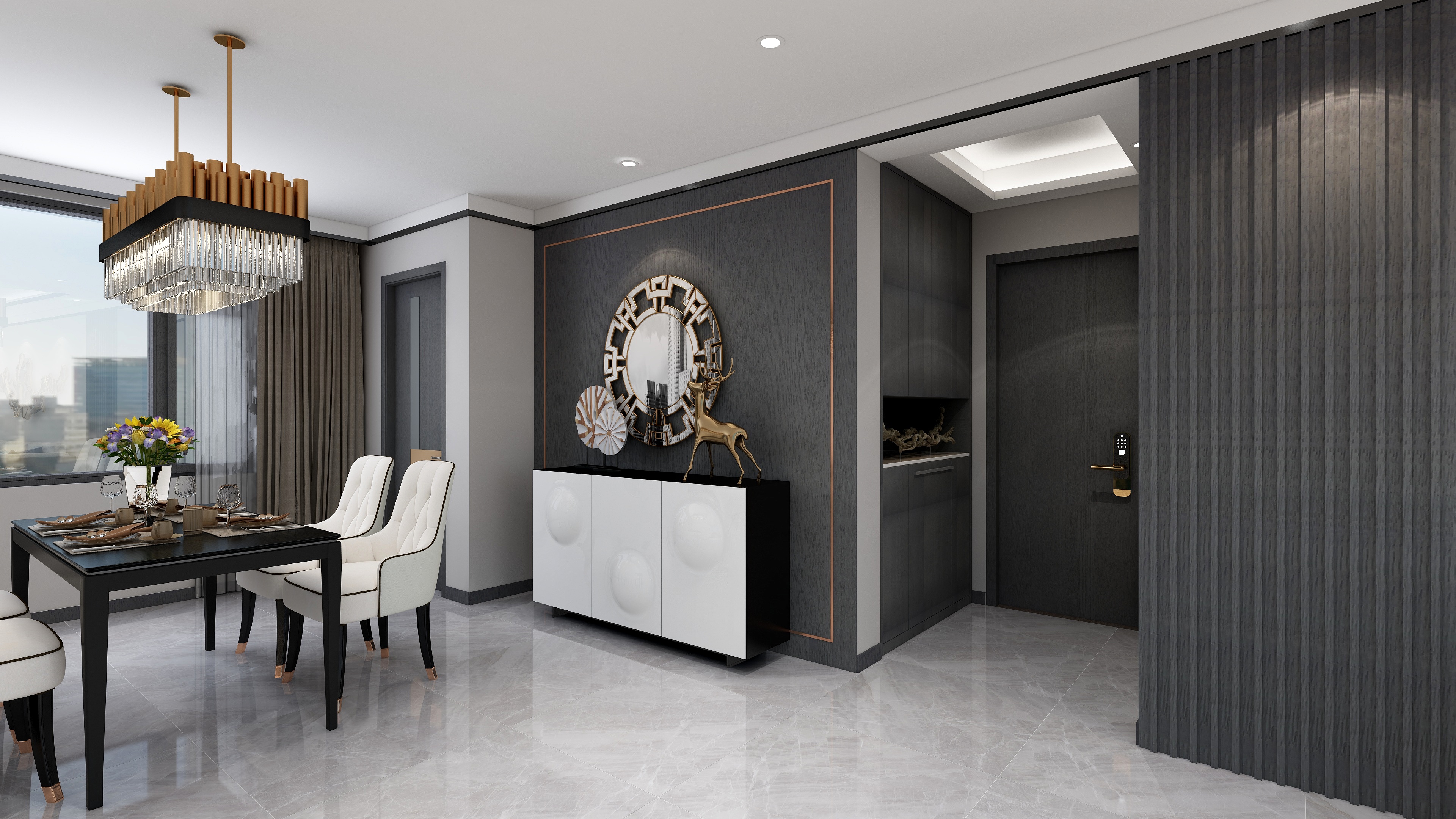 吉林省-吉林市-关雷-万达三期——关雷灰柳直纹-装修设计方案