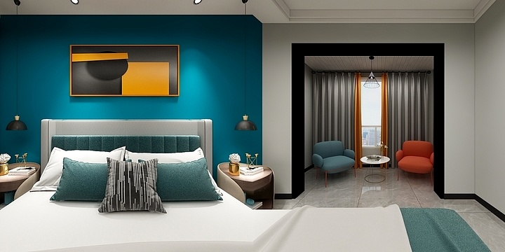 小小菲吖-星鼎SOHO公寓户型-装修设计方案