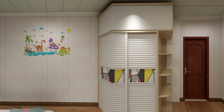 环艺装饰设计-新中式复式楼-方案-装修设计方案