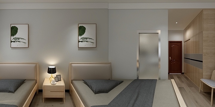 天诚设计15930799983-欧莱美员工宿舍-装修设计方案