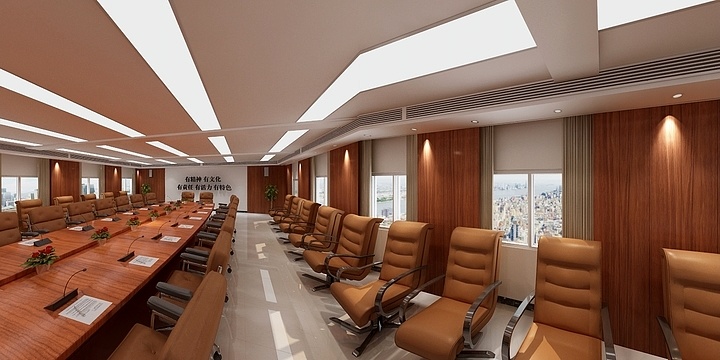 鑫中亿装饰-会议室-装修设计方案