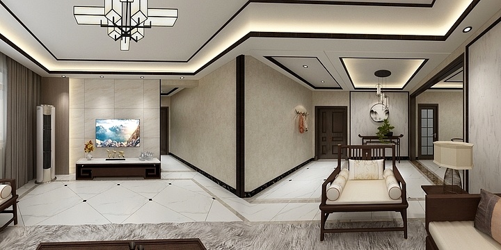 邱文艺-新中式-装修设计方案