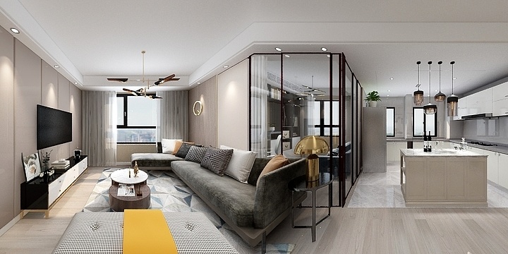 泓墨设计-路劲城市印象李总雅居18963661128-装修设计方案