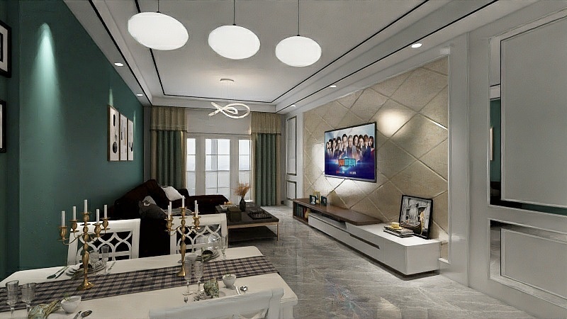 合肥程工装饰工程有限公司-汇景城市中心120.00㎡B1户型3室3厅2卫1厨-副本-装修设计方案