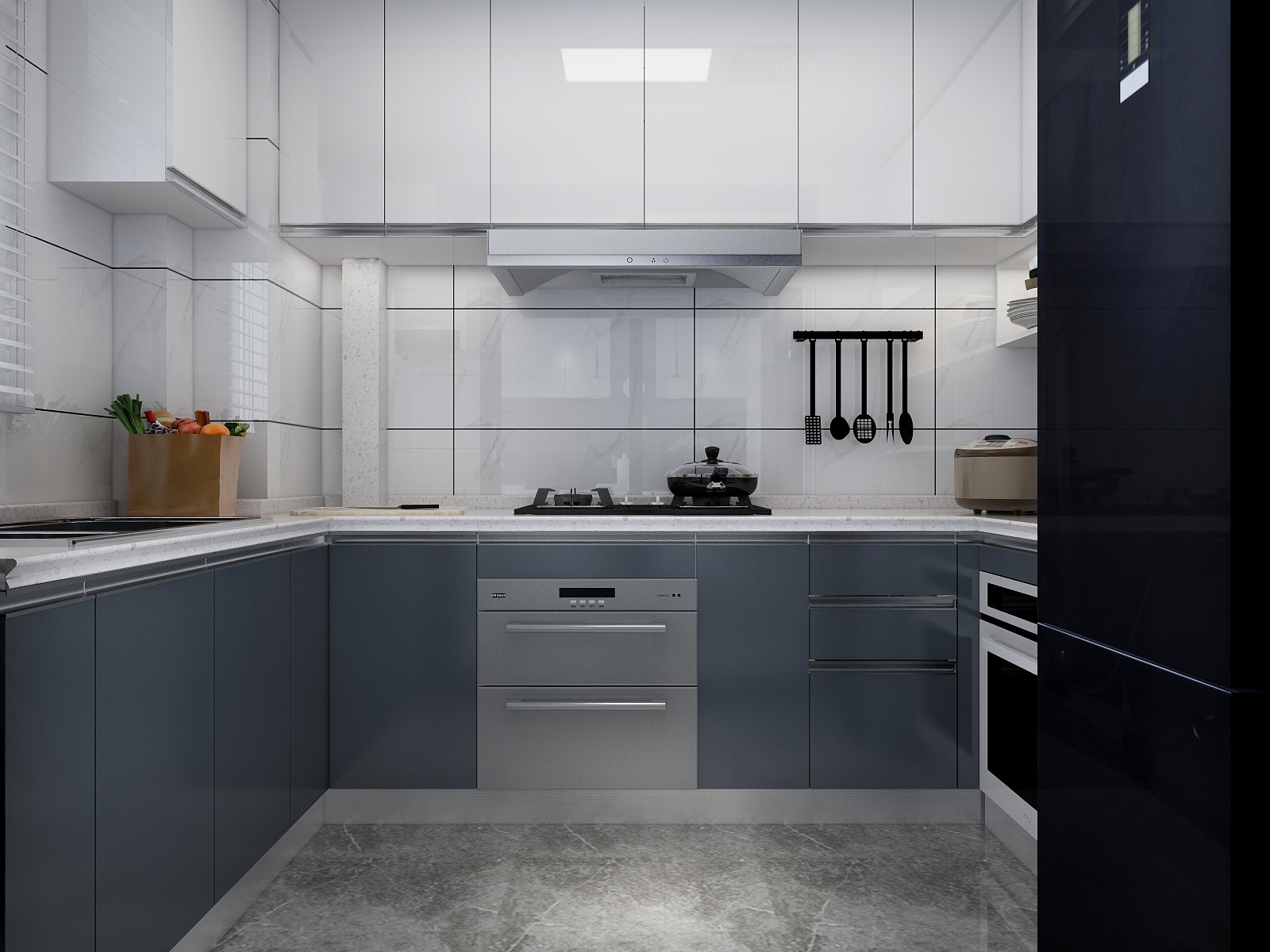 朱晨希-【现代简约灰色调】装修效果图