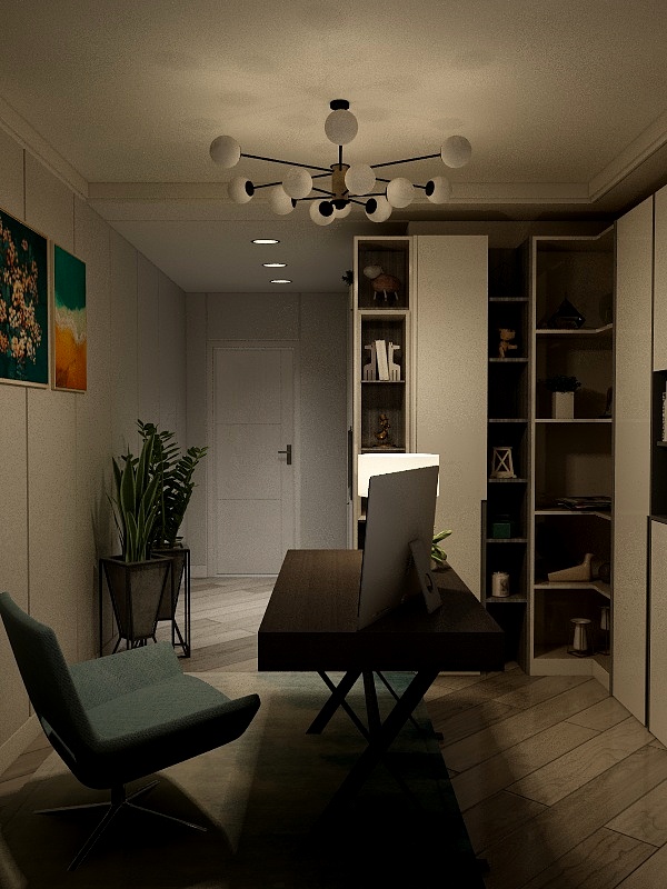 东ossM-恒泰朗悦居118.00㎡2#标准层A户型3室2厅1卫1厨0604-0945-装修设计方案