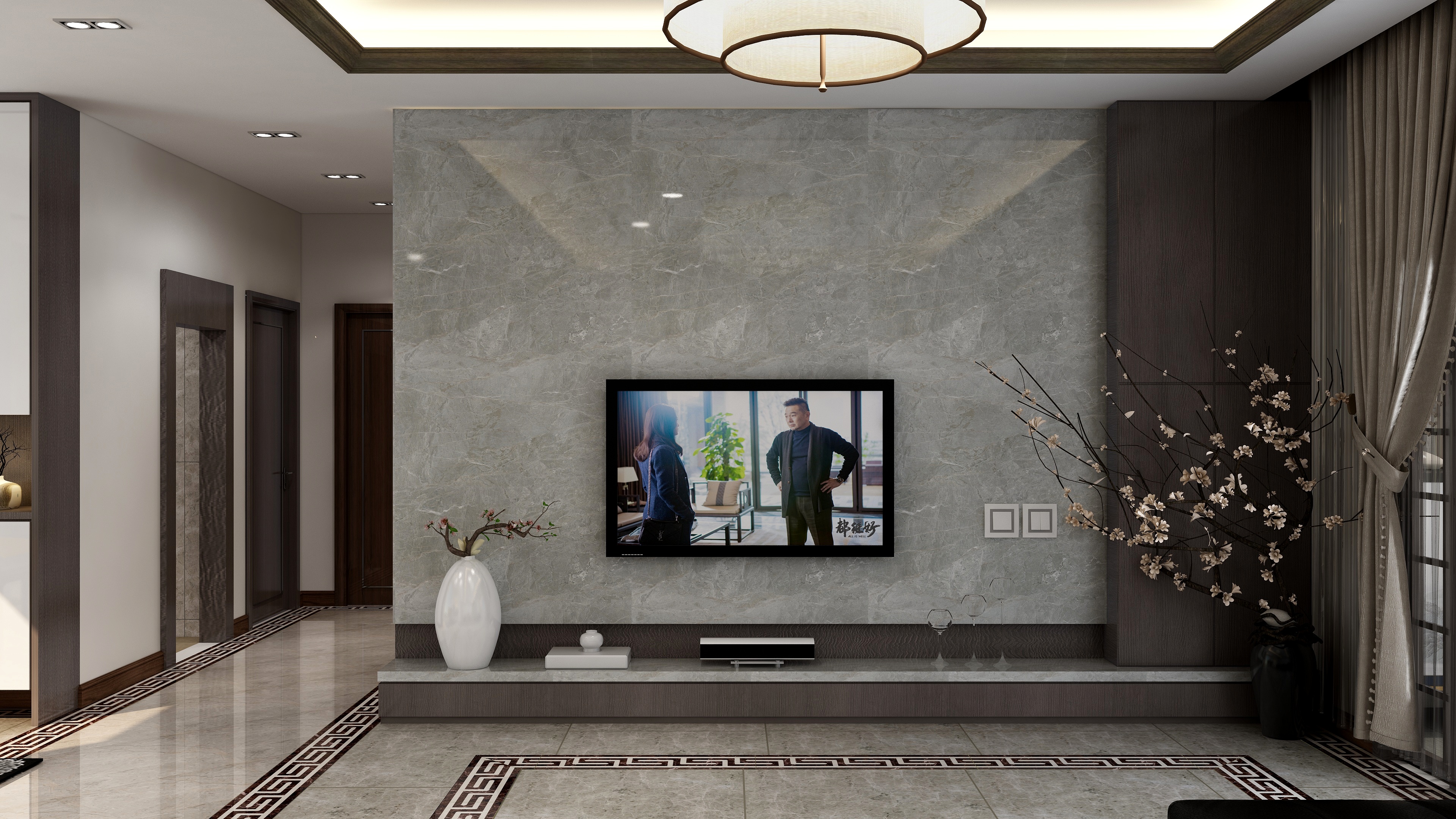 筑新家空间设计-江山一墅-新中式-装修设计方案