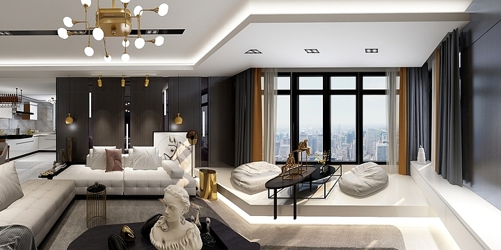 于昕含-恒安华府9-1-701亮总-装修设计方案