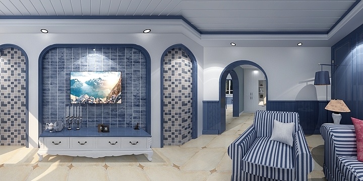 爱特亨空间美学设计-苗圃小区亓先生雅居-装修设计方案