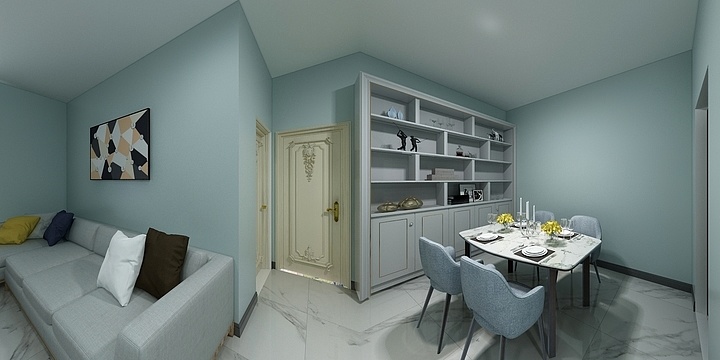 X-誉峰国际80.00㎡3C户型-装修设计方案