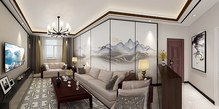 麦冬er-乾县大修厂家属楼-装修设计方案