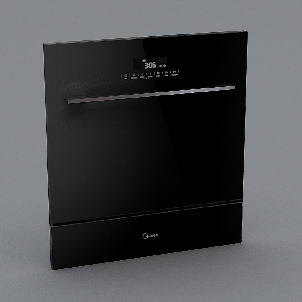 美的-WQP8-3906-CN-洗碗机3D模型