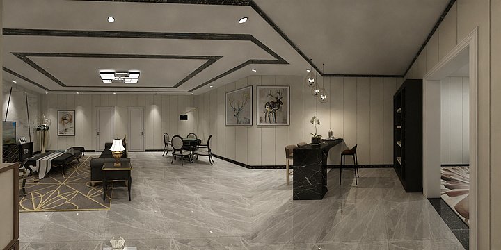 涂雨帆CPhe-尺八郭总三楼现简-装修设计方案